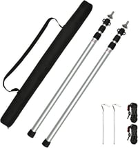 Tiandirenhe Teleszkópos Sátor Tartórúd 95-234 cm Alumínium Kemping Pálca 1