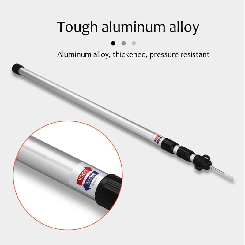 Tiandirenhe Teleszkópos Sátor Tartórúd 95-234 cm Alumínium Kemping Pálca