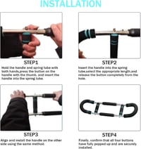 TIANHOO Twister Arm Trainer állítható mellizom erősítő torziórudas edzőgép 5