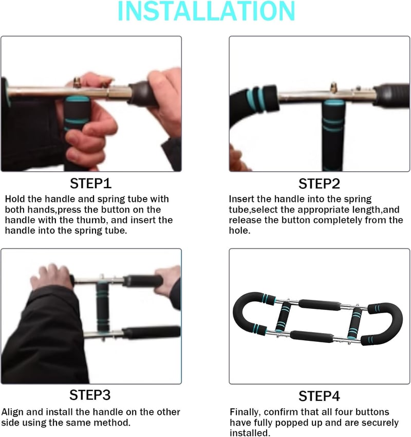 TIANHOO Twister Arm Trainer állítható mellizom erősítő torziórudas edzőgép