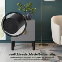 TIANLIN 4 ks výškovo nastaviteľné nábytkové nožičky M8 – hliníková zliatina, čierne, 20 cm, nastavenie 0–8 mm – na pohovku, skrinku, písací stôl 5