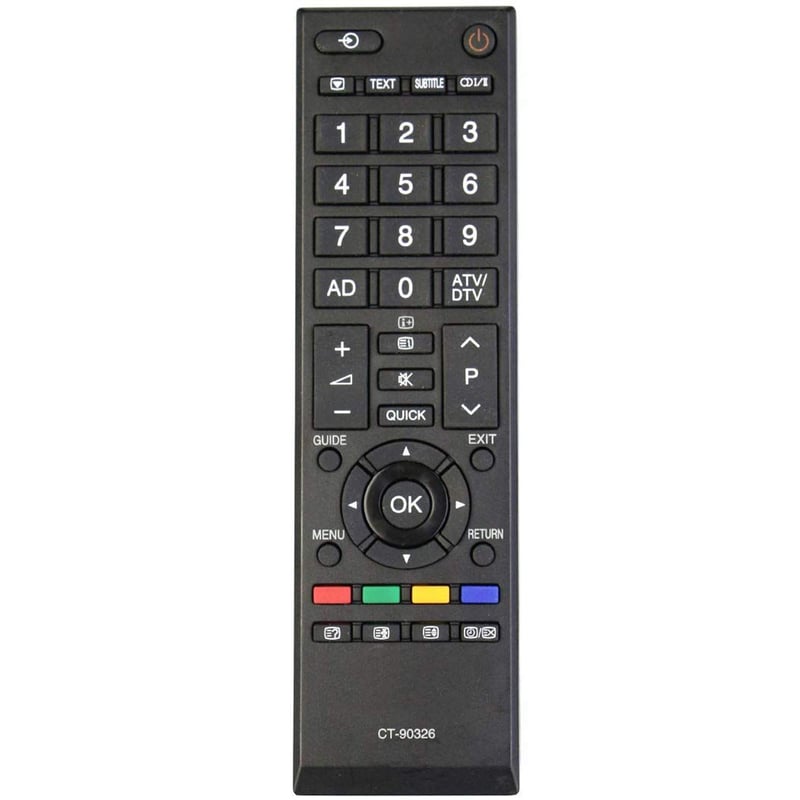 Zamjenski daljinski upravljač Tianxunh CT-90326 za Toshiba TV