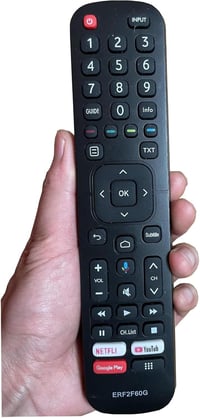 tianxunh Hisense ERF60G Távirányító Smart Android TV-hez, 32A56E 40A56E modellekhez 2