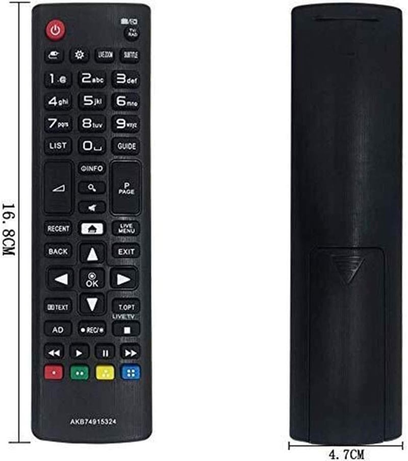 tianxunh LG AKB74915324 Távirányító LED LCD Smart TV-hez 32LH590U 43UH664V 49LH604V