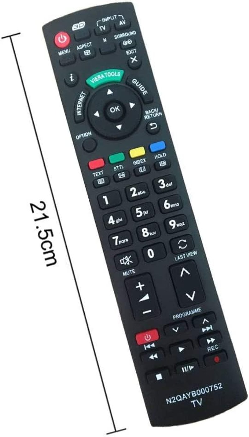 tianxunh Panasonic TV távirányító N2QAYB000752 LED LCD 3D modellekhez