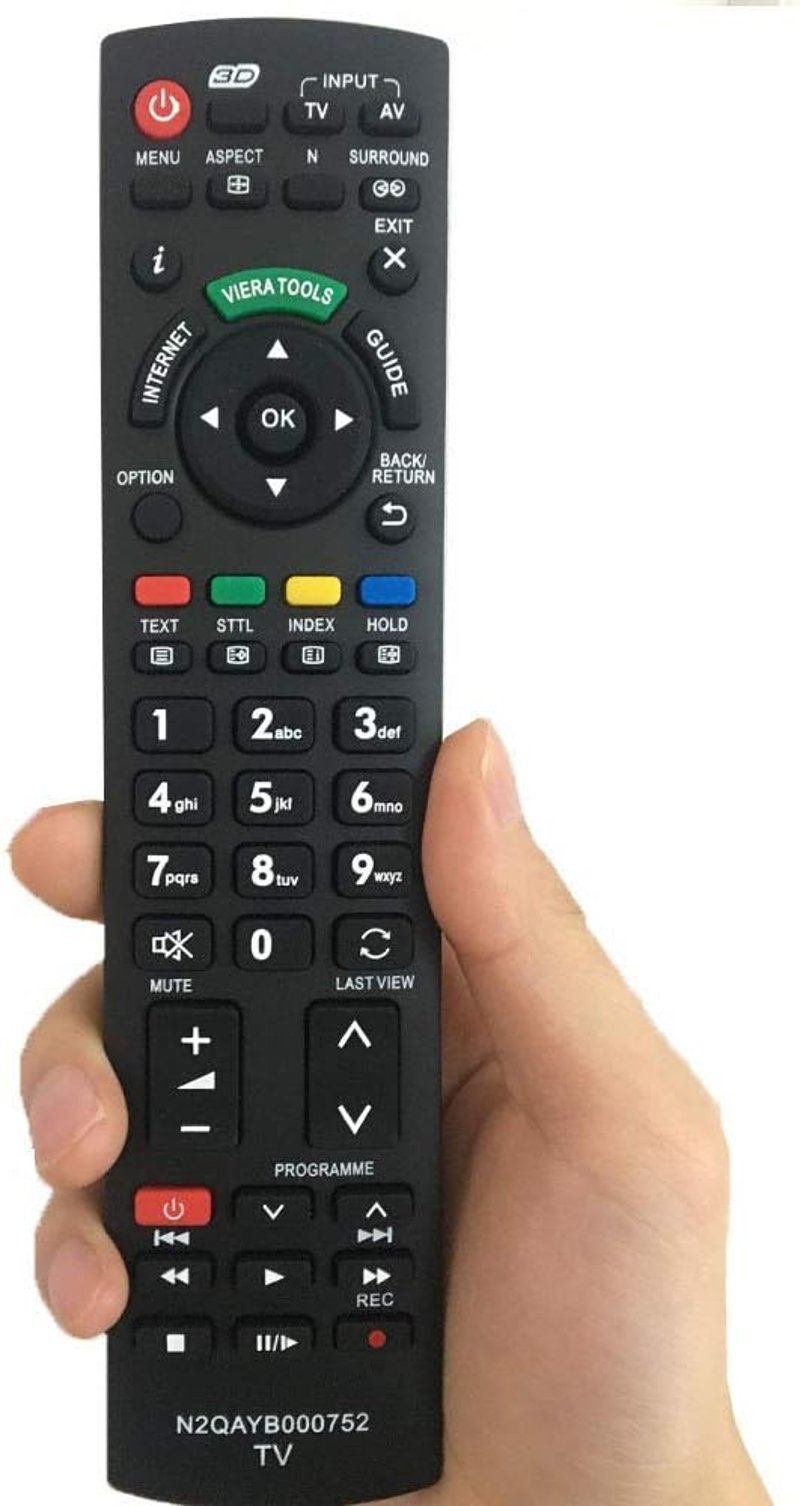 tianxunh Panasonic TV távirányító N2QAYB000752 LED LCD 3D modellekhez