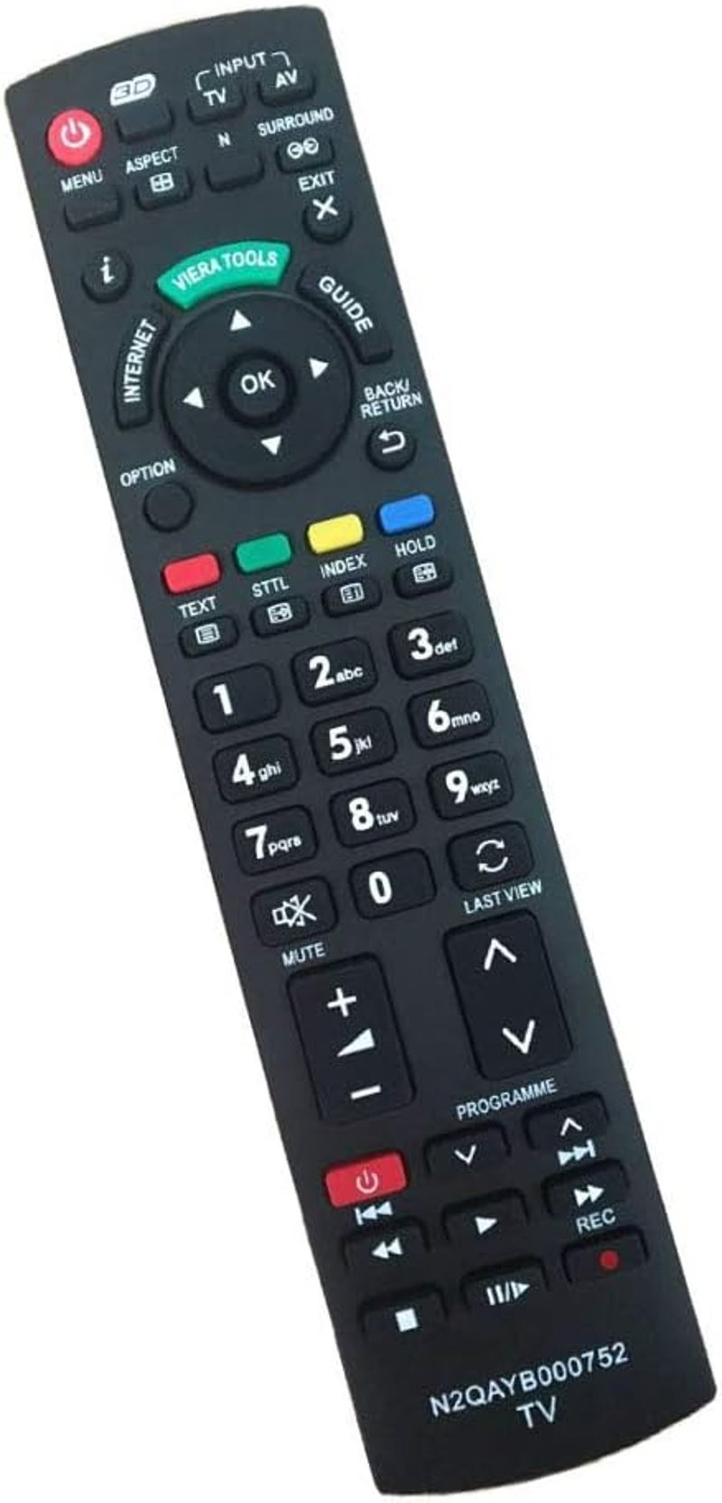 tianxunh Panasonic TV távirányító N2QAYB000752 LED LCD 3D modellekhez