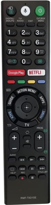 Tianxunh Sony RMF-TX310E Távirányító Bravia LED LCD TV-hez 43 colos 1