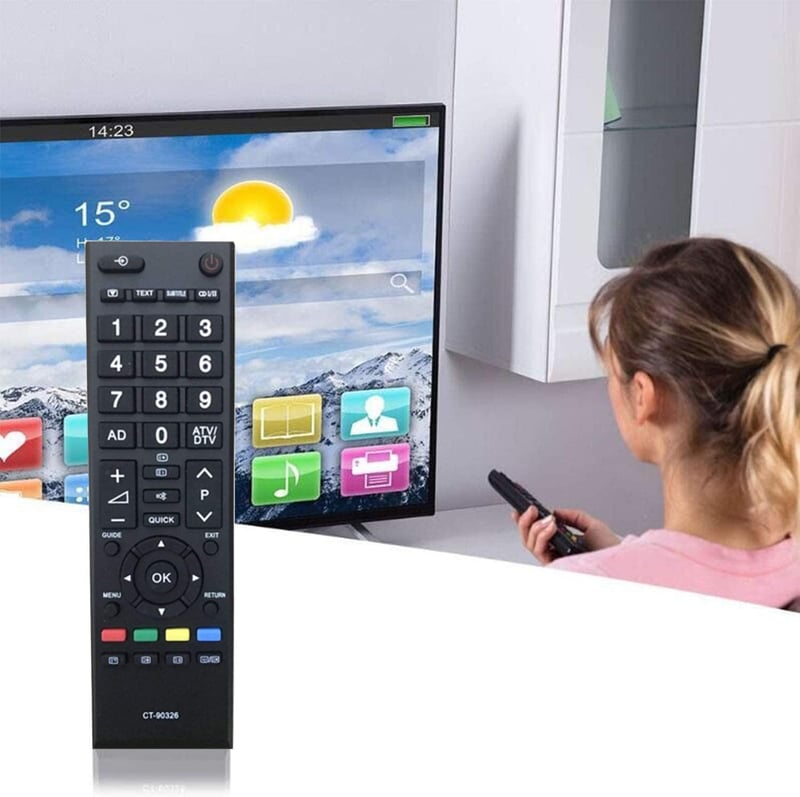 Tianxunh Toshiba CT-90326 Távirányító - Toshiba TV-hez, Azonnali Használat