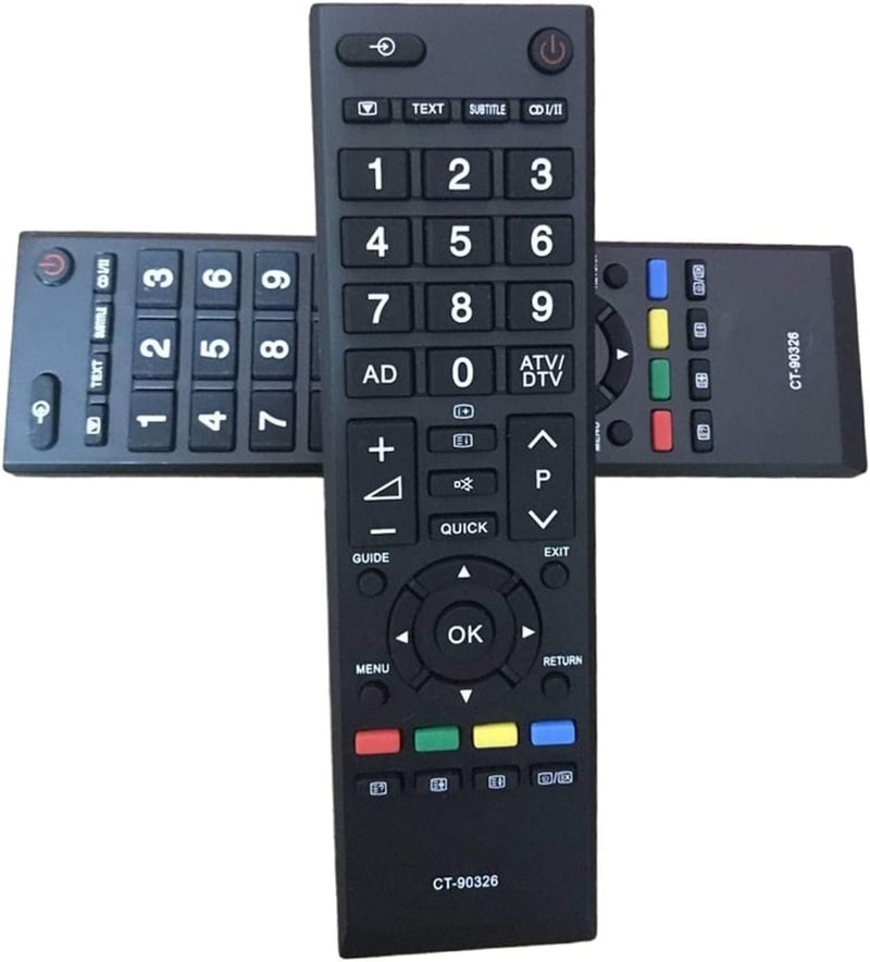 Tianxunh Toshiba CT-90326 Távirányító - Toshiba TV-hez, Azonnali Használat