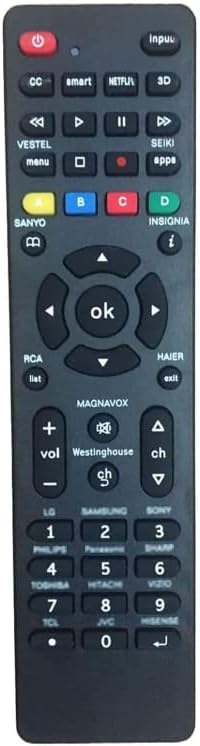 Tianxunh Univerzális TV Távirányító Samsung LG Sony Vizio Sharp Netflix 3D Gomb 3