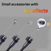 Cameră endoscopică TICFOX cu ecran IPS 4,3", 8 mm, IP67, 1080P, 8 LED-uri, cablu semirigid de 5 m, pentru inspecția canalizărilor 8