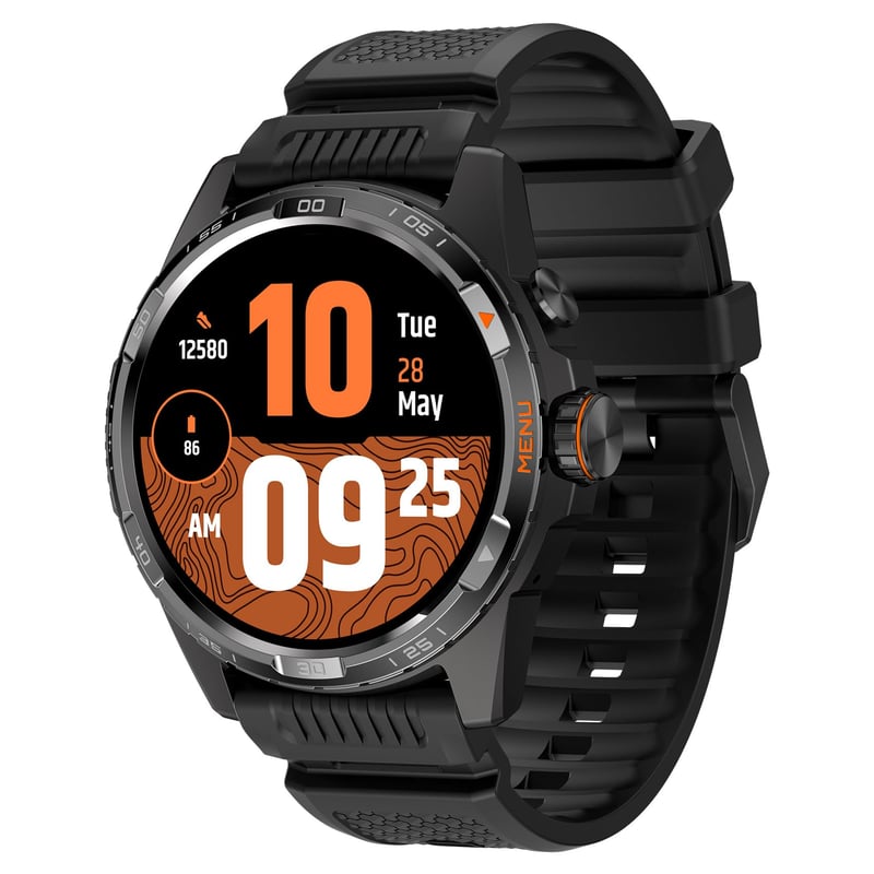 Inteligentné hodinky TicWatch Atlas pre mužov, Wear OS, 90-hodinová výdrž batérie, 110+ športových režimov, GPS, kompas, detekcia pádu, vodotesnosť 5ATM, monitorovanie zdravia, Android