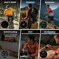 Inteligentné hodinky TicWatch Atlas pre mužov, Wear OS, 90-hodinová výdrž batérie, 110+ športových režimov, GPS, kompas, detekcia pádu, vodotesnosť 5ATM, monitorovanie zdravia, Android 8