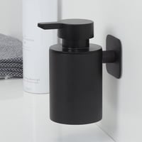 Dozator de săpun cu montare pe perete Tiger Colar, montare fără găurire, oțel inoxidabil, finisaj negru mat (pulbere) 2