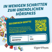 tigermedia tigertones Duo predplatený prístup 12 mesiacov detská služba audiostreamingu 30 000 zvukových materiálov pre tigerbox Touch a MINI prehrávač 5