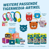 tigermedia tigertones Duo predplatený prístup 12 mesiacov detská služba audiostreamingu 30 000 zvukových materiálov pre tigerbox Touch a MINI prehrávač 8