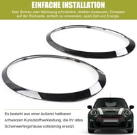 TIHOOK Mini Cooper fényszóró díszgyűrű szett 2db F55 F56 F57 14-21 6