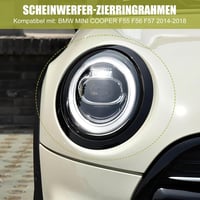 TIHOOK Mini Cooper fényszóró díszgyűrű szett 2db F55 F56 F57 14-21 7
