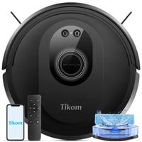 Tikom G8000 Max 2 u 1 robotski usisavač s funkcijom brisanja, 5000Pa, WiFi, samopunjenje - crni 2