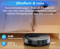 Robot aspirator și mop 2 în 1 Tikom G8000 Max, 5000Pa, WiFi, auto-încărcare - negru 5