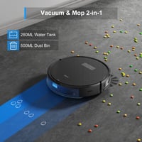 Tikom G8000 Pro Robotporszívó Felmosó Funkcióval, 4500Pa Szívóerő, 2,5 Óra Üzemidő, WiFi, Okosotthon Kompatibilis, Állatszőrre, Szőnyegre, K 3