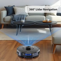 Tikom L8000 Pro robotporszívó LiDAR navigációval, 5000Pa szívóerő, mop funkcióval, 150 perc üzemidő 2