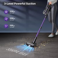 Tikom V700 Vezeték Nélküli Porszívó 450W 33000Pa Szívóerővel, 50 Perces Üzemidő, 1,3L Portartály, 6-in-1 Álló Porszívó Szőnyeghez, Állatszőr 3