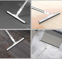 Tikysky Víztörlő Gumi Hosszú Nyéllel 36 cm Széles - Zuhanyzó Padló Ablak Tisztító Lehúzó Squeegee 5