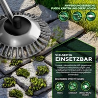 tillvex Drótos gyomkefe fűkaszához és bozótvágóhoz, 25,4 és 20 mm furat, 2025 dizájn, rögzítő tartozékokkal 2