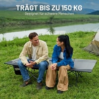 TIMBER RIDGE XXL Összecsukható Kemping Ágy 150 kg, 193x71 cm, Hordozható 6