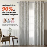 Time Forest Teleszható Függönyrúd Ezüst 76-228 cm Ablakra és Kültérre 5
