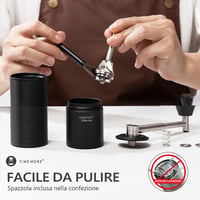 TIMEMORE Chestnut C3 ESP PRO kézi kávédaráló, teljes fémburkolat, hajtogatható fogantyú - fekete 6