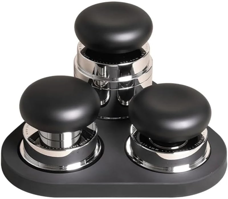 TIMEMORE Espresso tamper készlet WDT eszközzel és gravitációs elosztóval - 58,4 mm