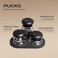 TIMEMORE Espresso tamper készlet WDT eszközzel és gravitációs elosztóval - 58,4 mm 2
