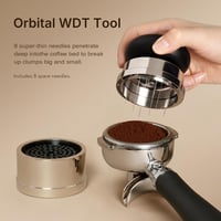 TIMEMORE Espresso tamper készlet WDT eszközzel és gravitációs elosztóval - 58,4 mm 3