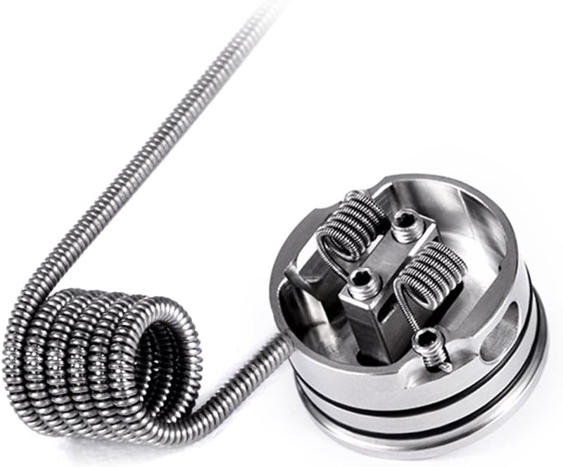 TIMESETL 120 db Előre Tekert Ellenálláshuzal Készlet - 8 Típusú Fűtőszál Párologtatókhoz (0.3-0.8Ω) RDA/RBA/RDTA Készülékekhez - Fused Clapt