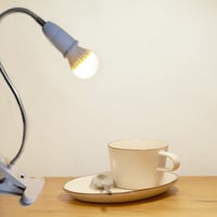 TIMESETL Klipsová LED lampa s päticou E27, 2 ks, 360° otočná stolová lampa s husím krkom, klipom a zástrčkou, bez žiarovky 6