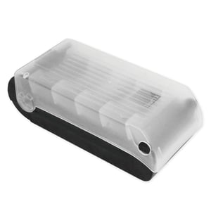 TimeTEX A8 kutija za kartoteku s 5 pretinaca, poluprozirna plastika, 20x9x6,5 cm - crna