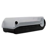 TimeTEX A8 indexdoboz 5 rekesszel, félátlátszó műanyag, 20x9x6,5 cm - fekete 5