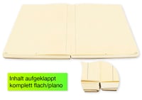 Zápisník TimeTEX Natura A4 Plus, 198 strán, s obalom z prírodného kartónu, úplne ploché otváranie 4