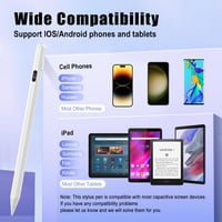 TiMOVO Érintőképernyős Stylus Toll - Gyorstöltős, iPad/iPhone/Android Kompatibilis, LED Töltésjelzővel, Mágneses Rögzítéssel, 8 Órás Üzemidő 2