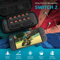 Puzdro TiMOVO pre Nintendo Switch 2 (2025) – Čierny ochranný obal a prenosná taška na konzolu Nintendo Switch 2 2