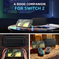 Puzdro TiMOVO pre Nintendo Switch 2 (2025) – Čierny ochranný obal a prenosná taška na konzolu Nintendo Switch 2 8