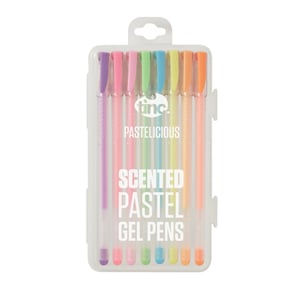 Tinc Pastelicious mirisni set gel olovaka u pastelnim bojama - 8 pastelnih neon boja, tekuća tinta, za kreativno crtanje i školsku upotrebu