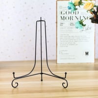 Tincogo Fekete Vas Kiállítási Állvány 2db - Képkeret, Tábla, Tablet Tartó 25cm 3