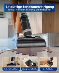 Tineco Floor ONE i5 Stretch bežični usisavač i perač podova, 20 kPa, nagib od 180°, čišćenje rubova s obje strane, 30 minuta rada 6