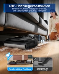 Tineco Floor ONE i5 Stretch bežični usisavač i perač podova, 20 kPa, nagib od 180°, čišćenje rubova s obje strane, 30 minuta rada 5