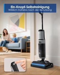 Tineco Floor ONE i5 Stretch bežični usisavač i perač podova, 20 kPa, nagib od 180°, čišćenje rubova s obje strane, 30 minuta rada 7