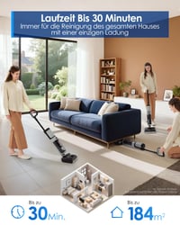 Tineco Floor ONE i5 Stretch bežični usisavač i perač podova, 20 kPa, nagib od 180°, čišćenje rubova s obje strane, 30 minuta rada 8